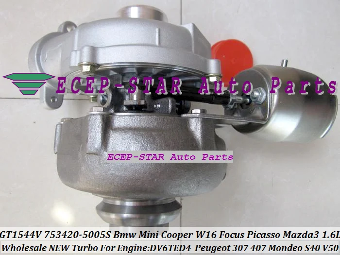 Бесплатная доставка GT1544V 753420 753420-5005S Turbo для FORD C-Max Focus CITROEN C3 C4 C5 307 407 VOLVO S40 DV4T DV6T л |