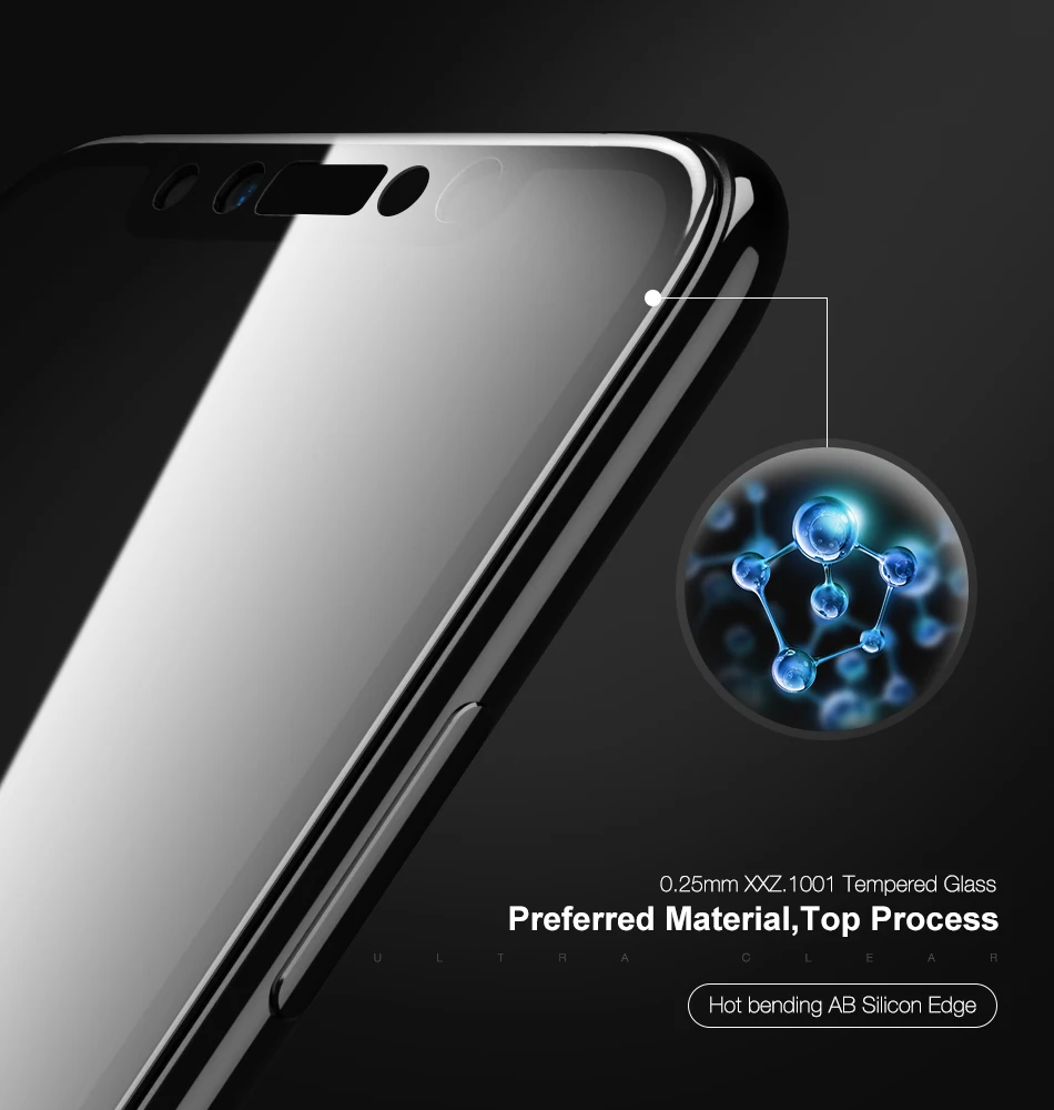 KISSCASE 5D закаленное стекло для Xiaomi mi 8 A1 A2 Max 3 Pocophone F1 Защита экрана для Red mi 5 Plus 4X Note 5 6 Pro Полное покрытие