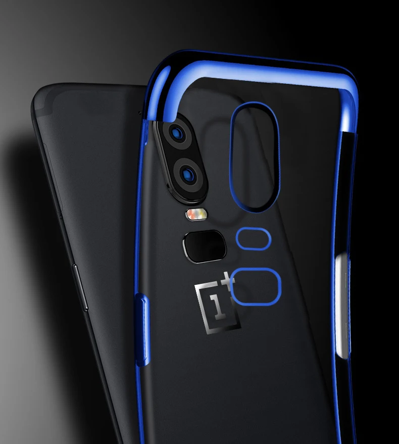 Чехол для Oneplus 6 прозрачный Ультратонкий Мягкий силиконовый чехол с покрытием из