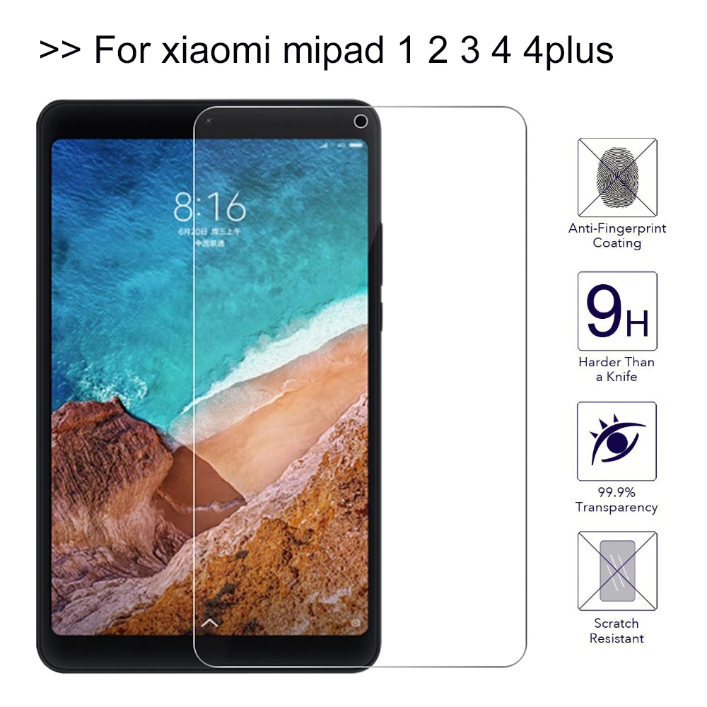 Защитная пленка для экрана Xiaomi mi Pad 4 из закаленного стекла для Xiaomi mi Pad 1 2 3 4 plus mi pad4 Tablet " 10,1" 9 H HD