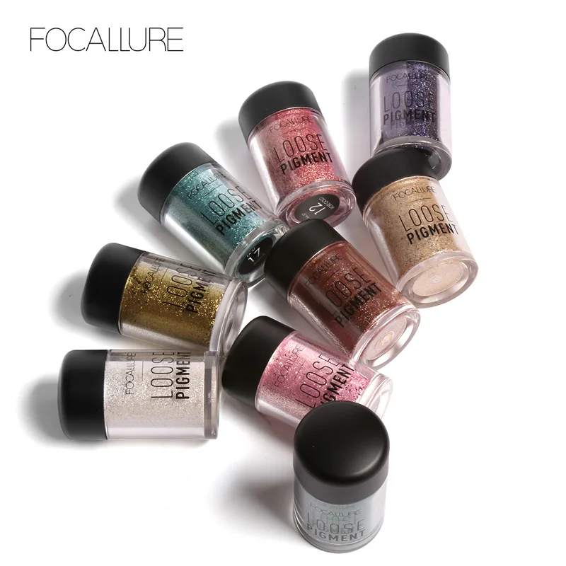 Focallure 18 Цвета блеск Eye Shadow Косметика Макияж алмазные губы свободные глаза пигмент