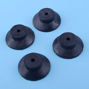 4 шт. 48 мм x 18 черный резиновый коврик Замена ног колодки виброизолятор для воздушных компрессоров дропшиппинг