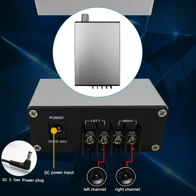 XH-M541 TPA3116D2 100 Вт x 2 двухканальный HIFI цифровой сабвуфер мощность аудио усилитель плата в чехол F5-012