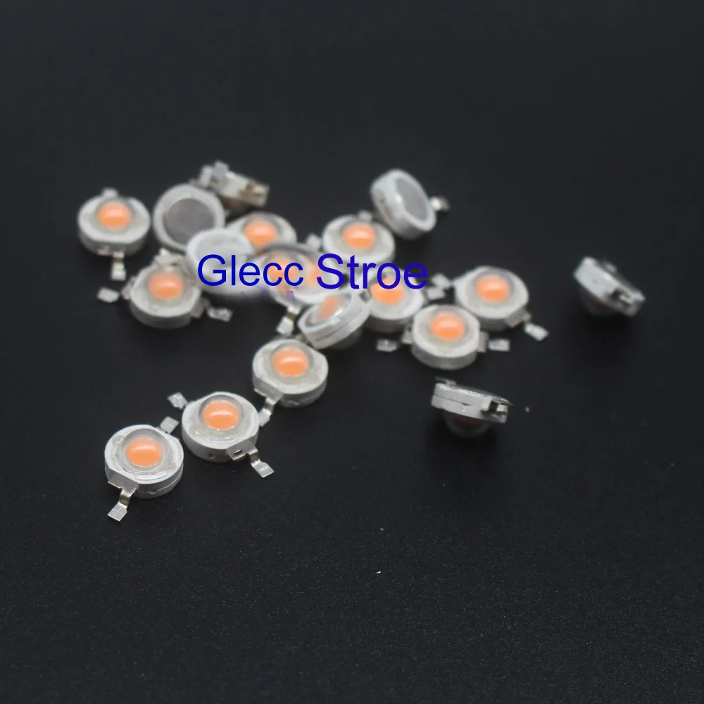 20/50/100 шт. 1 Вт 3 400nm 840nm Full Spectrum led полный спектр светильник чип завод СИД с широким