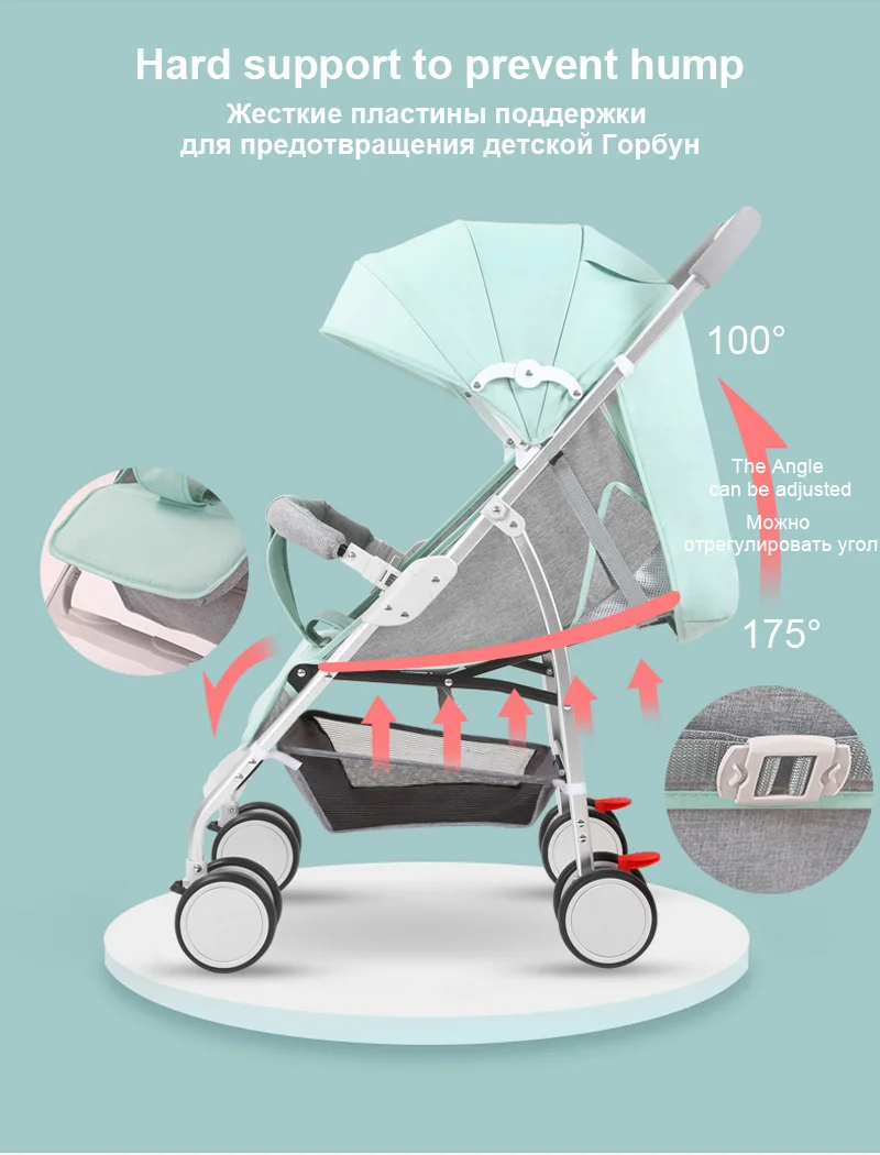 Детская коляска yoyo, коляска passeggino, автомобиль carricoche bebe, можно сложить, легкий, взять самолет, четыре колеса, детская тележка Umb