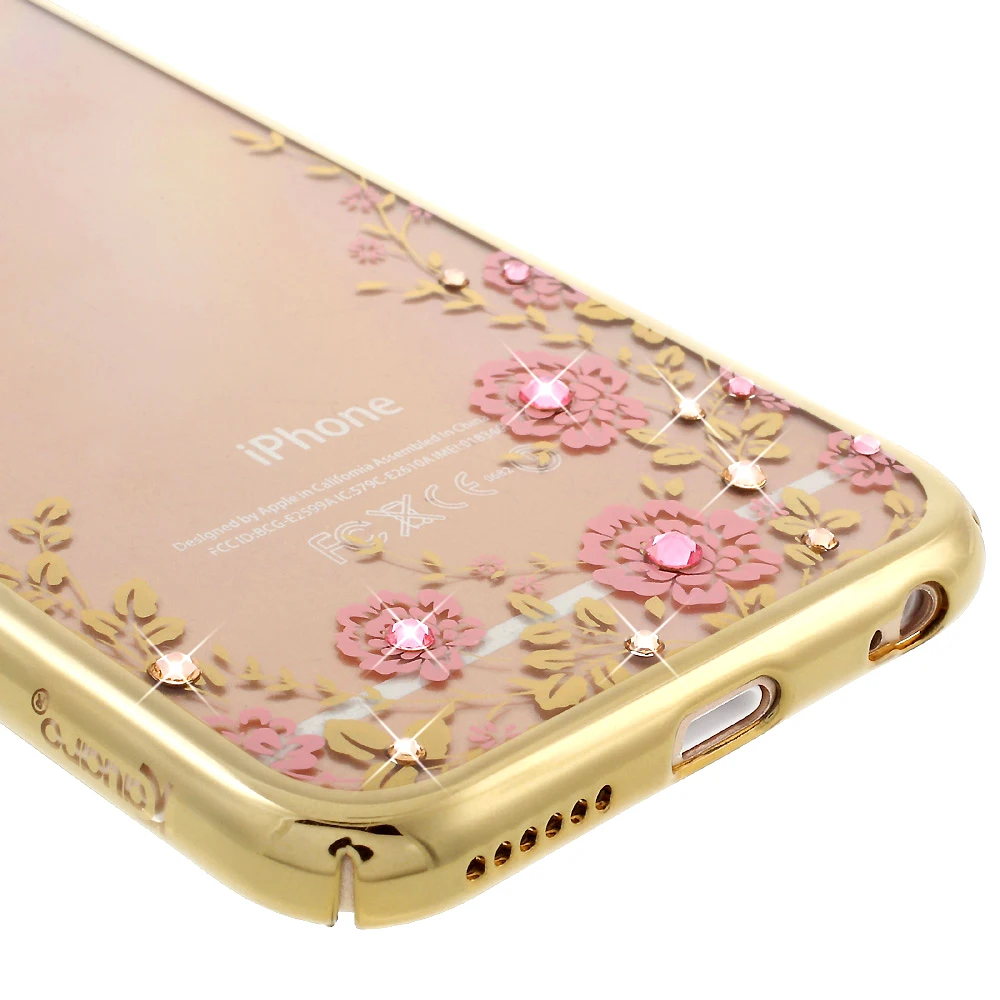 KINGXBAR чехол для iPhnoe 6 крышка 6s плюс кристаллами от Swarovski роскошный бриллиант iphone