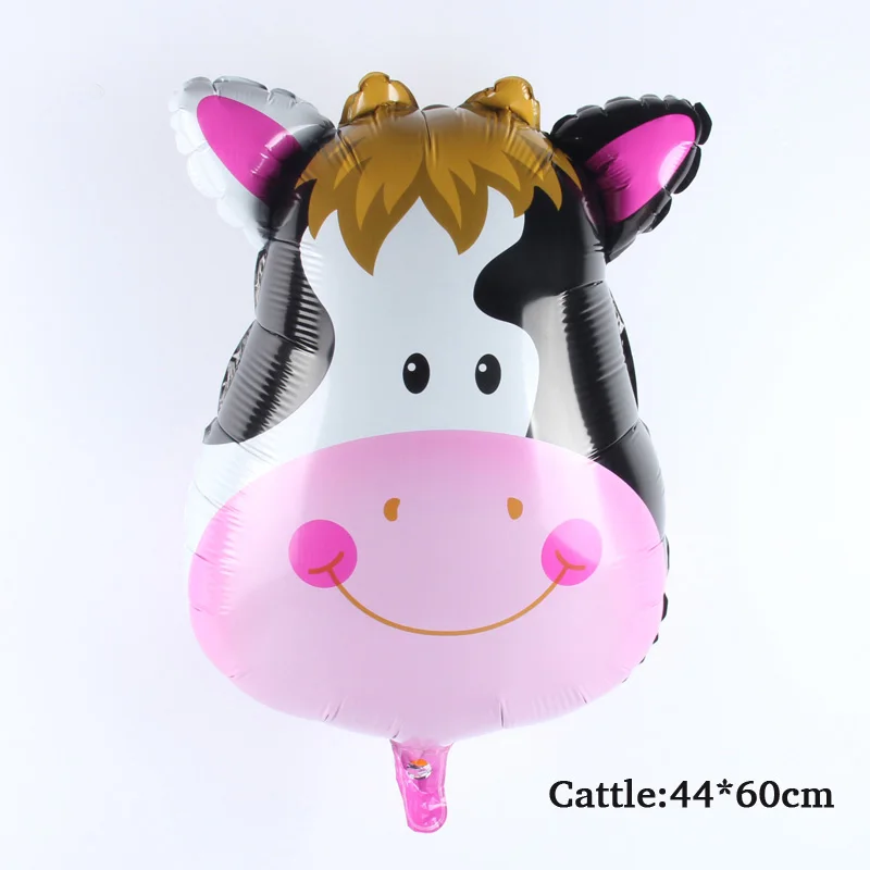 Cattle 1pcs Вечерние одноразовые столовые приборы в стиле Король Лев джунглей, вилка, ложка для детского дня рождения - Цвет: Cattle 1pcs