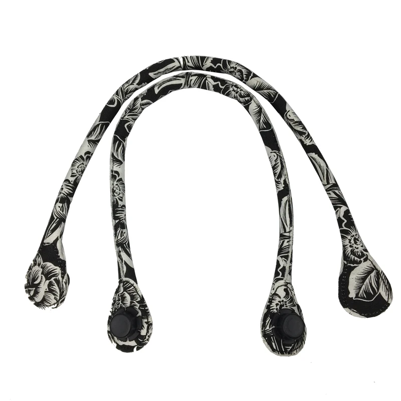 Красочные холщовые ручки для Obag Классическая мини-сумка с круглым вырезом