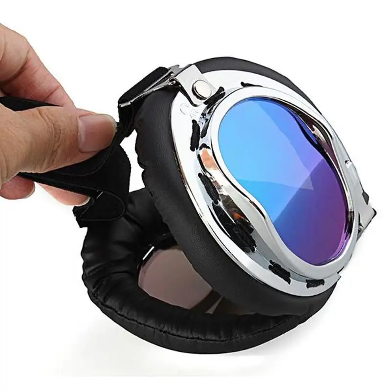 Очки для мотокросса цветные линзы УФ-защитные очки винтажные мотоциклетные