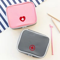 travel accessories function portable first aid kit organizers emergency drug cotton fabric medicine bag pill case splitters box