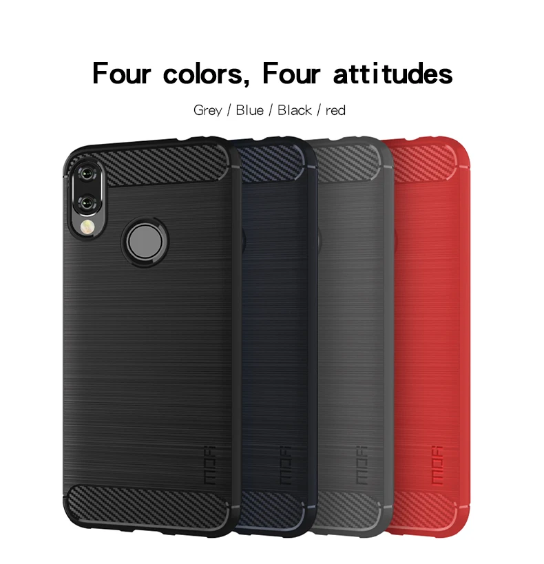 Чехол MOFi для Xiaomi Redmi Note 7, роскошный мягкий чехол из ТПУ, силиконовый чехол для телефона s, задняя крышка для Xiaomi Redmi Note 7