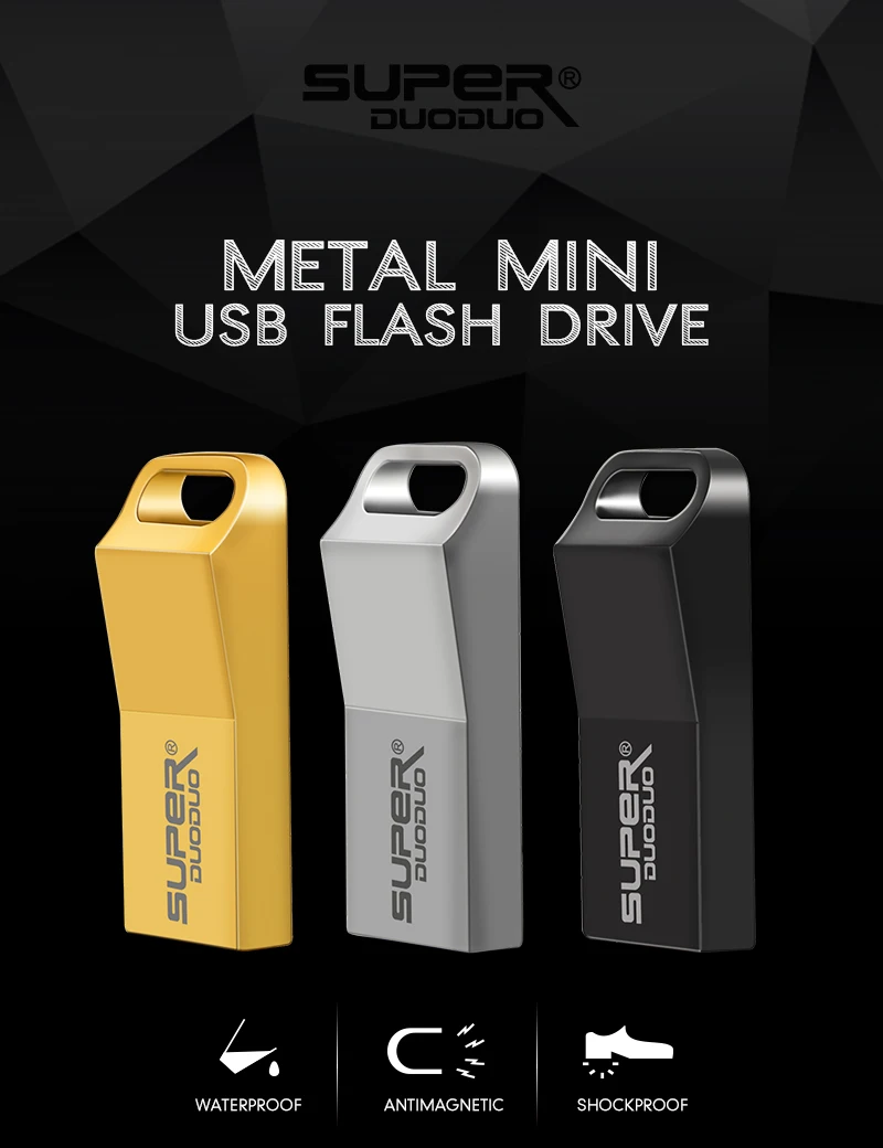 Быстрая скорость 128 Гб 64 ГБ USB флеш-накопитель металлический 3 цвета флеш-накопитель 32 ГБ 8 ГБ Флешка 16 ГБ 4 ГБ usb 2,0 USB флешка диск памяти usb clef