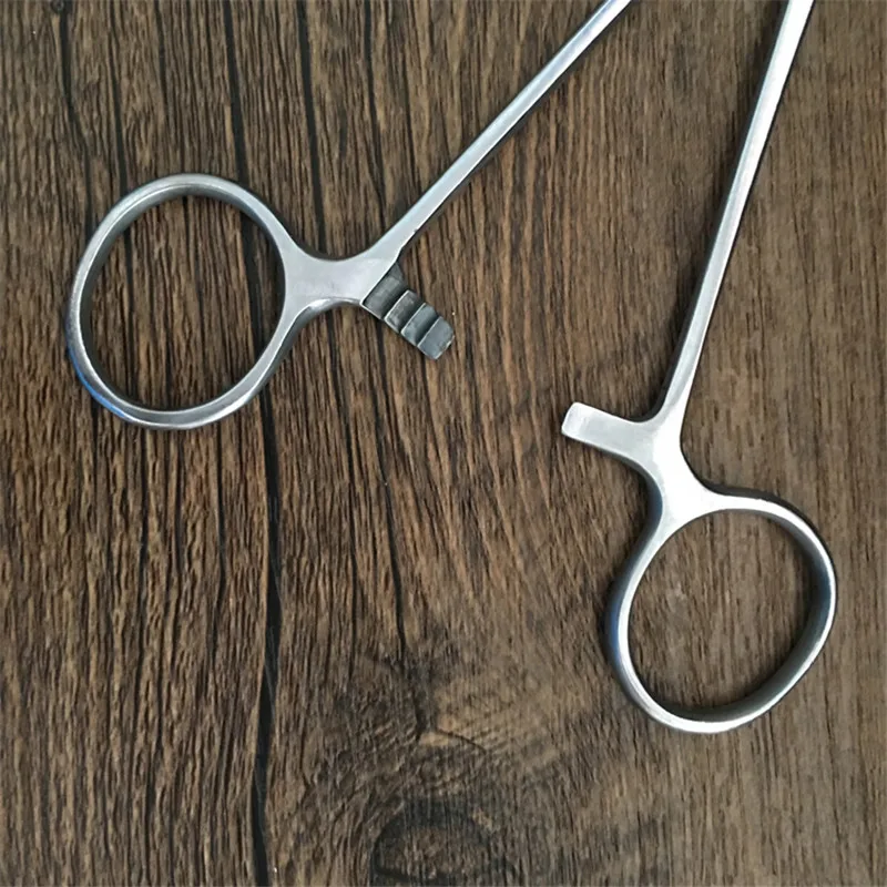 7 &quotиз нержавеющей стали с замком прямые щипцы для удаления волос собачьими