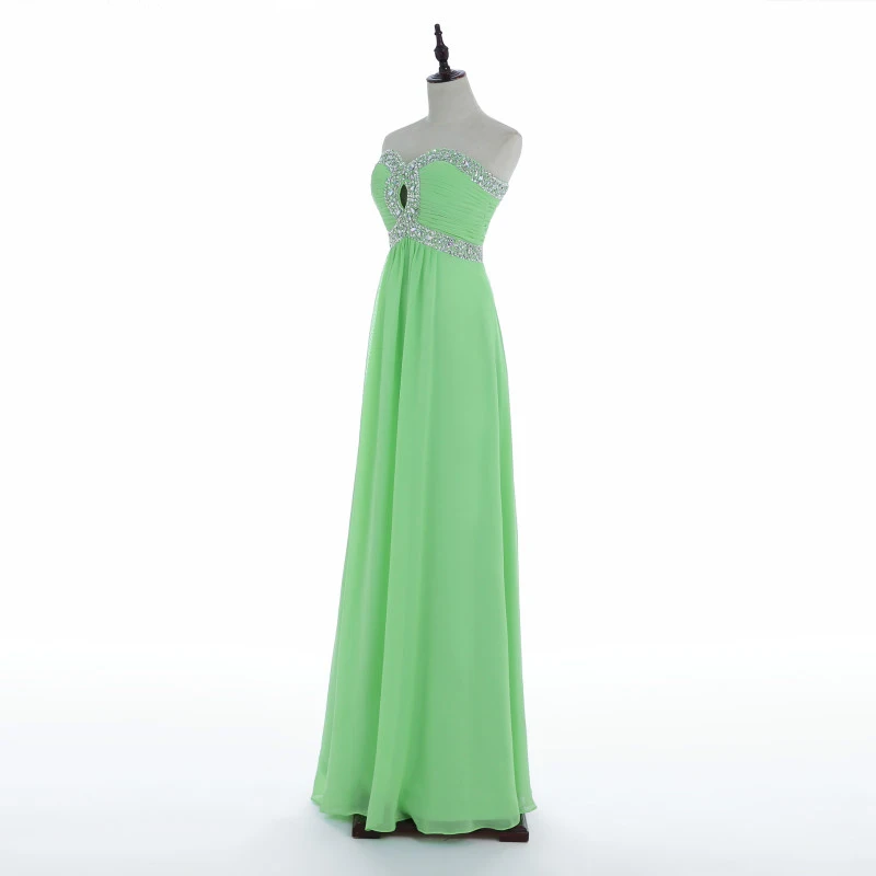 Eren Jossie Chiffon Sweetheart Beaded Evening Dress Popular Style Real Made Long Length Corset Back Banquet | Свадьбы и торжества