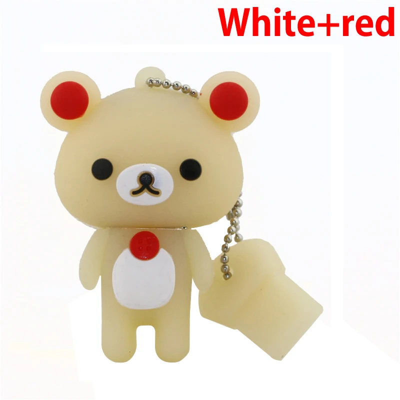 E Прекрасный накопитель Rilakkuma Медведь стиль USB флешка memory stick U диск 4ГБ 8ГБ 16ГБ 32ГБ 64ГБ 128 ГБ - Цвет: E