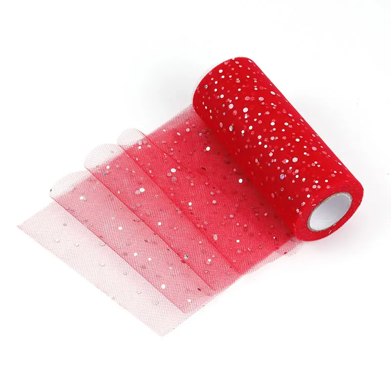 25yds Lace Sequins Tulle Fabric DIY Baby Shower Tutu Skirt Wedding Party Decor Organza Desk Cloth Sashes Birthday Gifts Supplies | Дом и сад