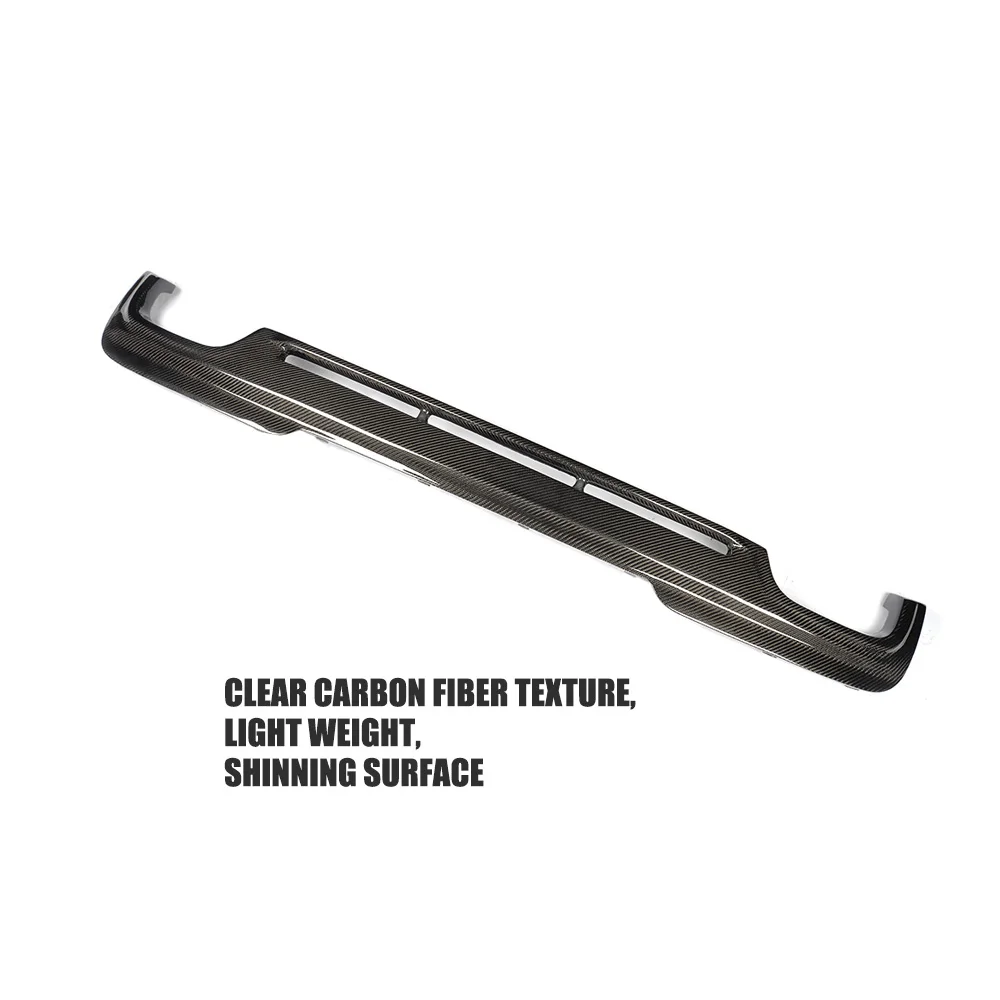 5 серии Реальные углеродного волокна задний бампер диффузор спойлер для BMW F10 M Sport