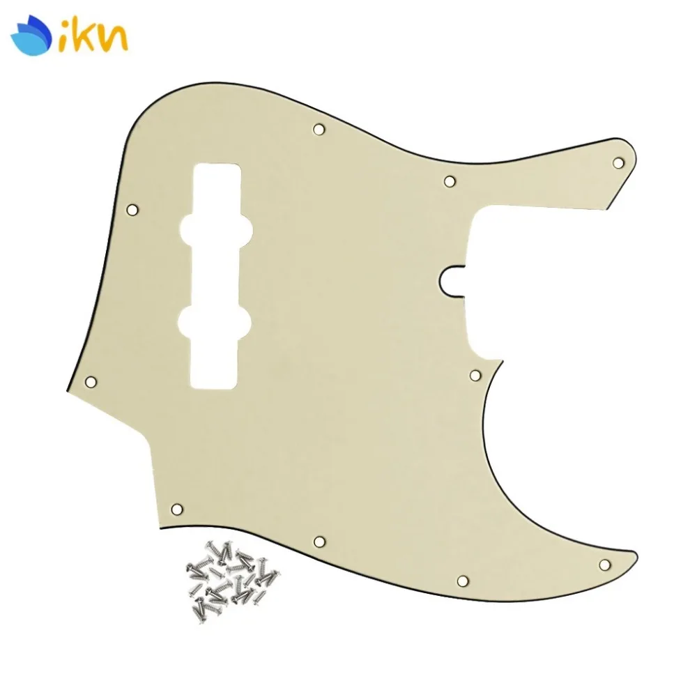 Новинка 10 отверстий JB бас-гитара Накладка для защиты от царапин кремовая