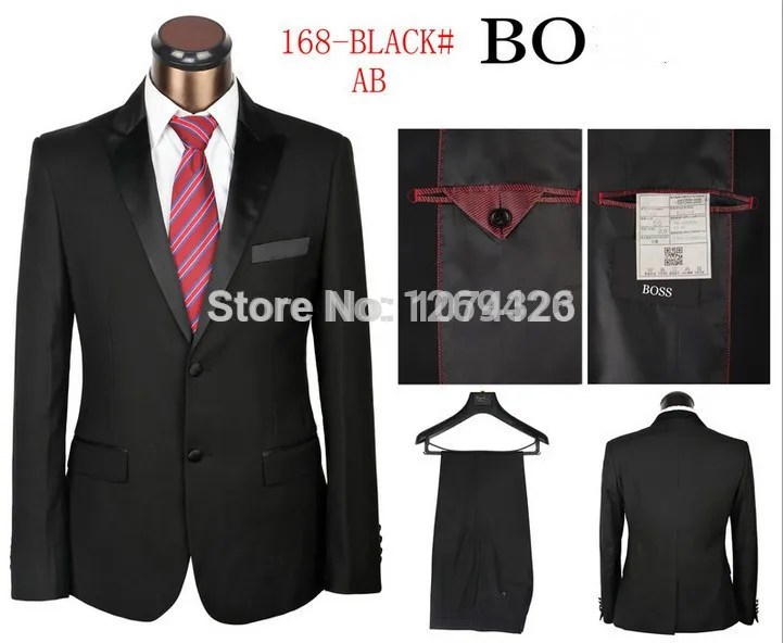 men's suit formal black brown gray blue khaki suits XS-4XL two pieces Hot sale male dress costume set Free shipping | Мужская одежда