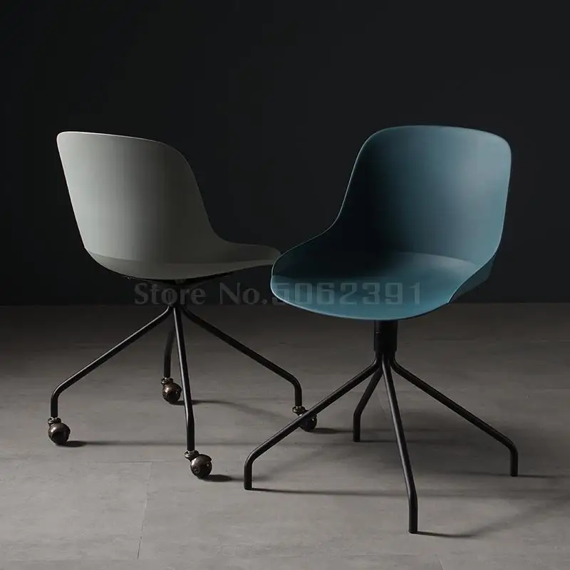 Компьютерное кресло в скандинавском стиле офисное вращающееся домашний стол