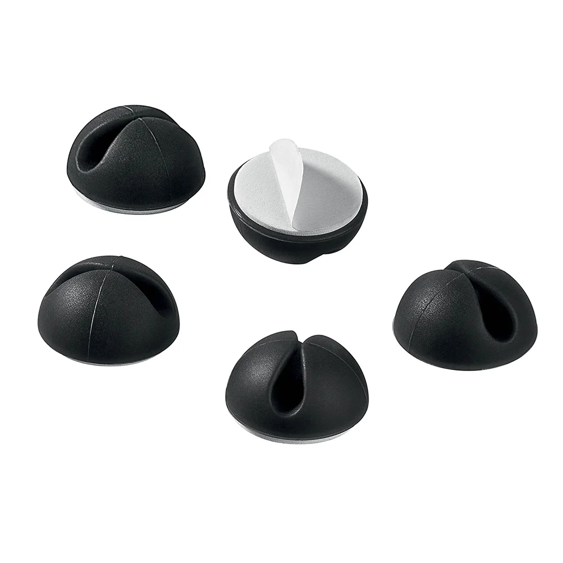 5 шт. зажимы черные офисные сматывание кабеля падение провода галстук держатель