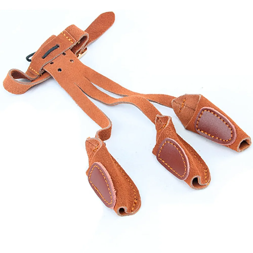 Рекурсивный перчатка с бантом для стрельбы из лука 3 палец стрела защита пальцев