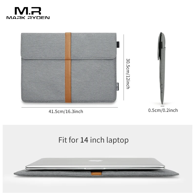 Мужская водоотталкивающая сумка портфель Mark Ryden подходит для ноутбука 15 6 дюймов|