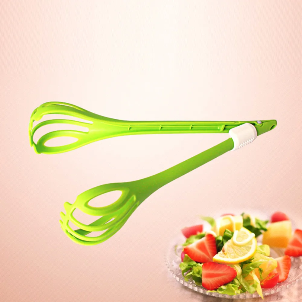 Eco-friendly Еда Tong прочная сторона Класс Пластик нож для салата Кухня ложка с