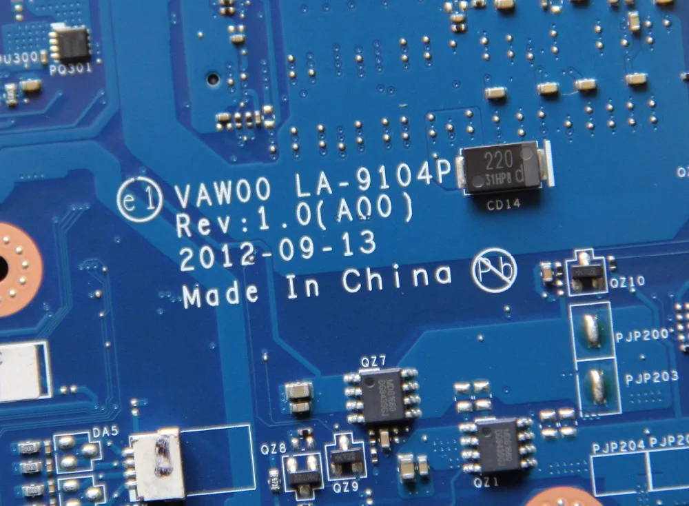 Материнская плата для ноутбука DELL Inspiron 15R 3521 CN 0HKJ53 HKJ53 VAW00 LA 9104P с I3 3217U CPU на борту HM76