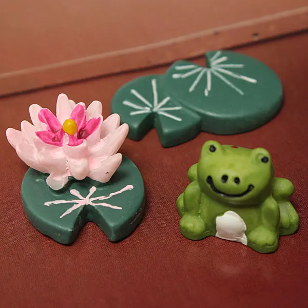 Frog Свинья, черепаха, утка, ветряная мельница, ежик, кошка, животное, миниатюрный садовое украшение, миниатюрная фигурка из смолы, ремесло, растение, сказочный сад, поставка - Цвет: Frog