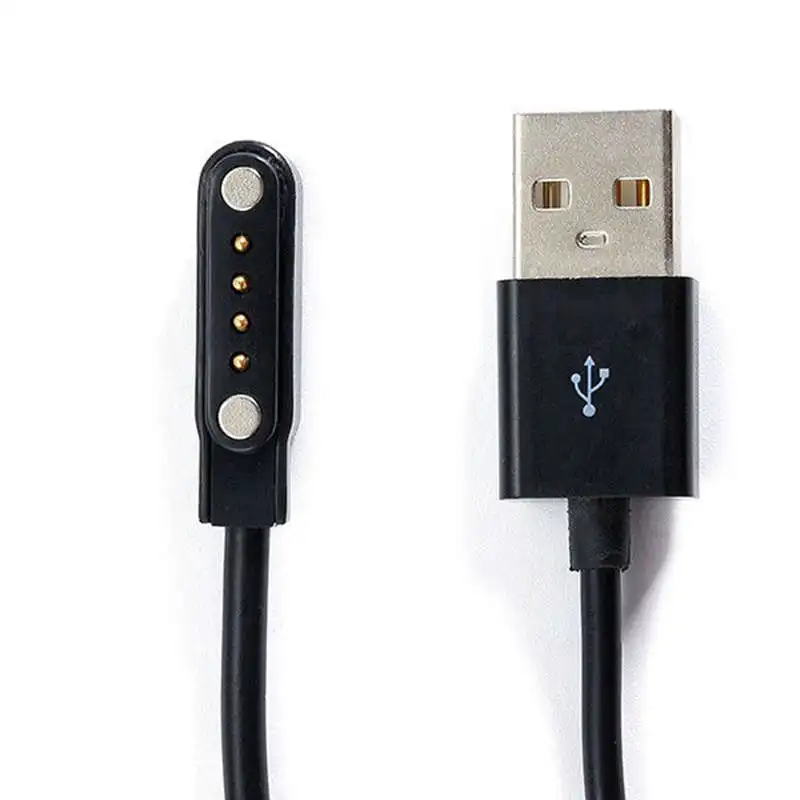 4 контактный Usb Смарт часы зарядный кабель Магнитная мощность для Sma 09 09S