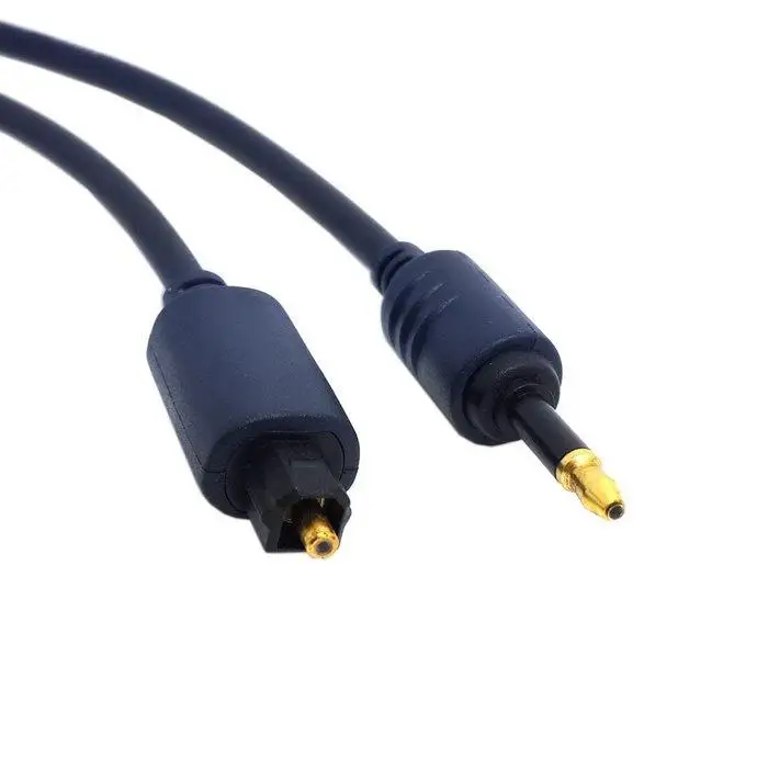 100 см для Toshiba Цифровой оптический аудио Toslink до 3 5 мм Мини кабель золотой разъем RC
