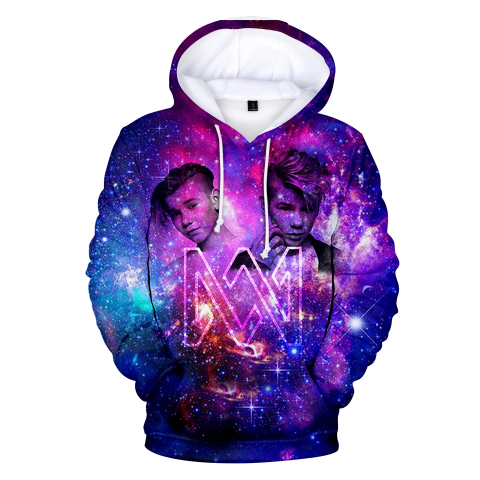 

Marcus and Martinus 3D Hoodies Sweatshirts Character Print Harajuku Men/Women Hoodie Leisure Hip Hop Male Fams Tops