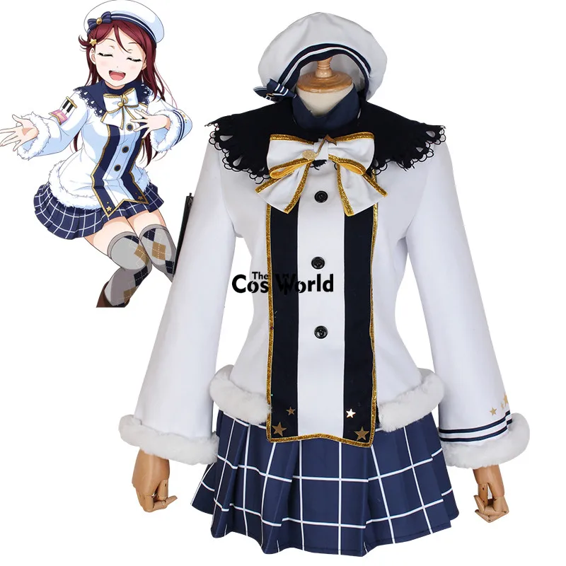 Love Live Sunshine Aqours Sakurauchi Riko Рождественская униформа аниме костюмы для косплея| |