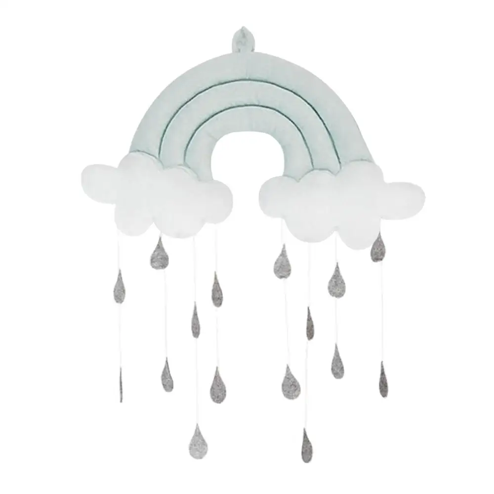 2 Decoratieve speelgoed wolk regendruppels geschenken schattige doek wieg tent kleuterschool mobiele opknoping fotografie обучение - Цвет: 2