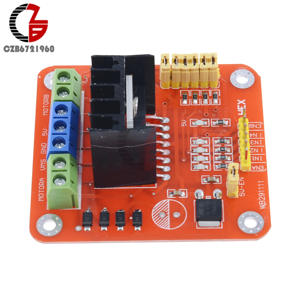 L298N Модуль драйвера двигателя постоянного тока для Arduino PIC AVR Robot плата модуль|motor