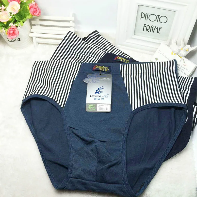 

New Comfy Men Brief Underwaer Briefs Short Cotton Underpants Sexy Briefs 1 Piece JONK-0017