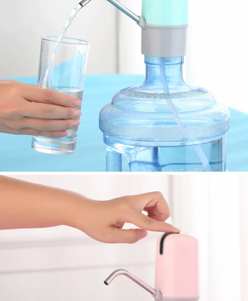 Бытовой автоматический дозатор воды в бутылках воды Ручной пресс для воды интеллектуальный портативный диспенсер для воды WD06