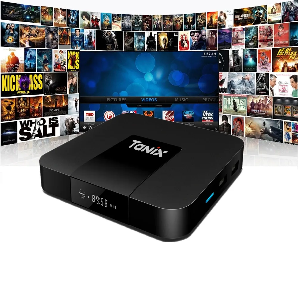 Tanix TX3 мини ТВ коробка Android 7 1 S905W Quad core WiFi 1G 8G 2G Оперативная память 16G смарт медиа