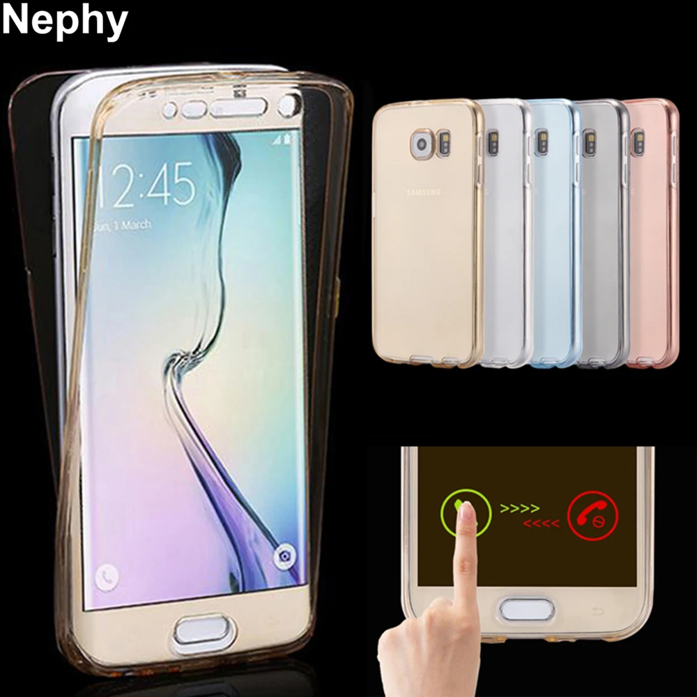 Ультратонкий чехол Nephy мобильный телефон для Samsung Galaxy S4 S5 S6 S7 edge S 4 5 Neo 6 7 Duos