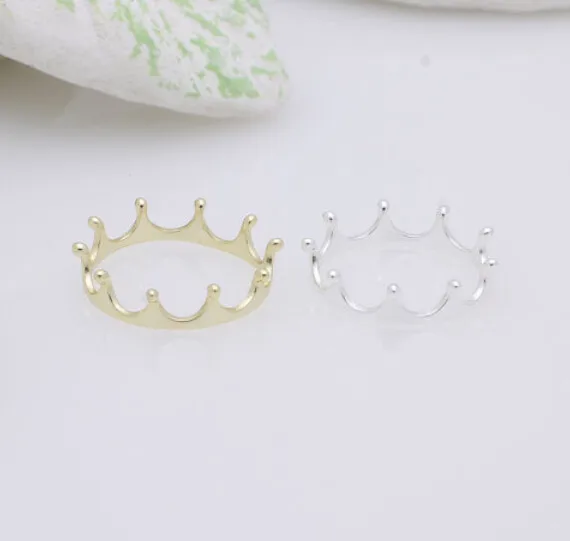 Модные Цветные кольца благородные маленькие в форме короны для женщин кольцо |