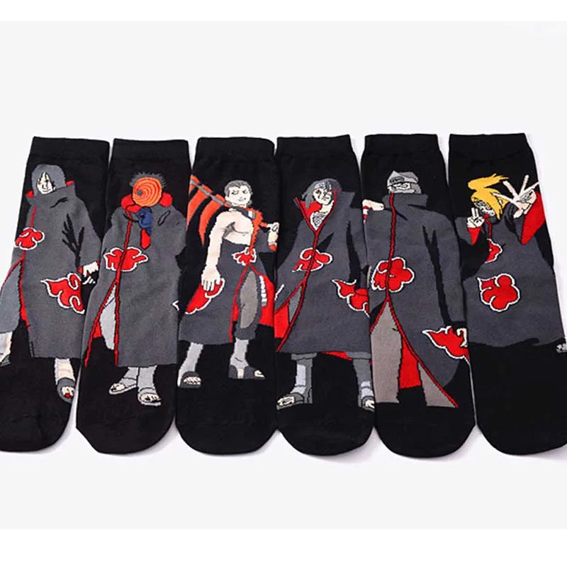 Наруто Узумаки Наруто косплей реквизит носки аниме Pein Uchiha Madara весна осень носки для женщин и мужчин Хэллоуин вечерние подарки