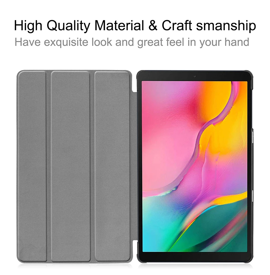 MTT Graffiti Case For Samsung Galaxy Tab A 10.1 inch SM-T510 T515 Slim PU Leather Flip Fold Stand Tablet Cover coque