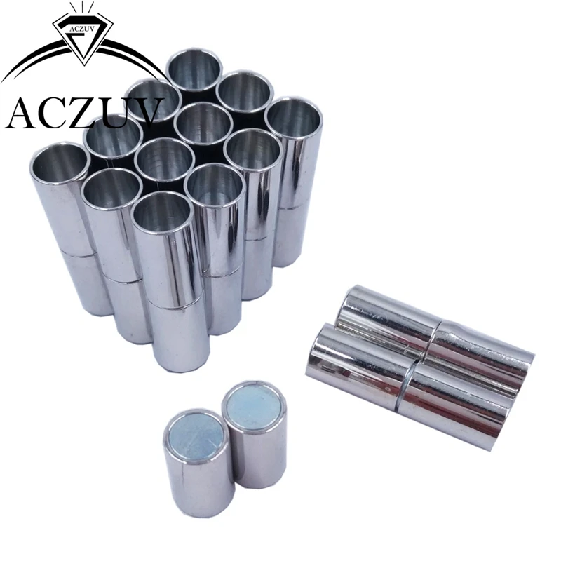 500 шт Позолоченные/бронзовые/Родиевые магнитные застежки ожерелье набор