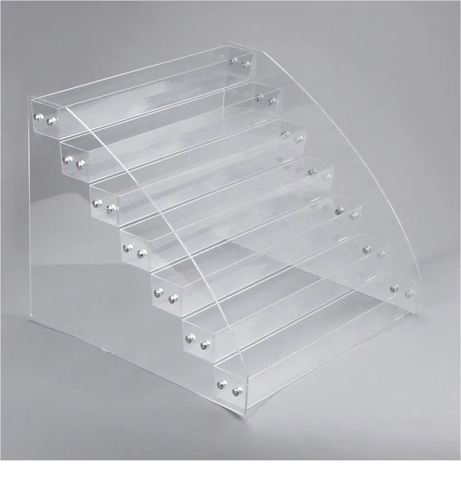 1 To 7 Tier Nail Polish Rack Nail Art Tools Acrylic Display Holder Manicure Stand Cosmetics Storage Makeup Organizer Equipment