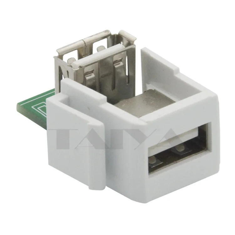 

keystone USB 2.0 connector with angle side