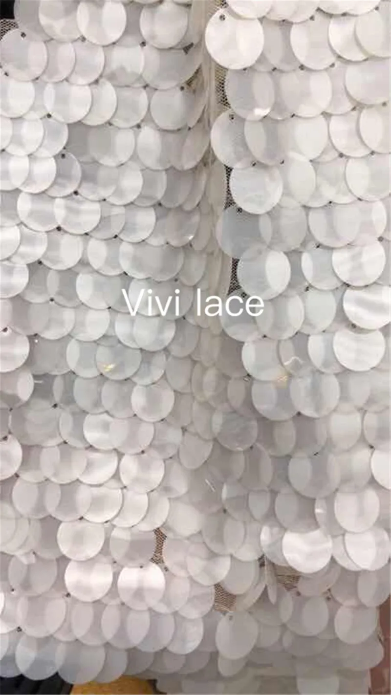 

5 ярдов, в наличии, высокое качество, TT01 #, слоновая кость, круглая пайетка, Добби, сексуальная Роскошная сетчатая ткань для свадебного платья/пилы