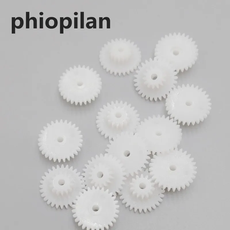 PHIOPILAN 0 5 Модуль 28T 14T 2814 2B пластиковая Двойная зубчатая диафрагма 2 05 мм