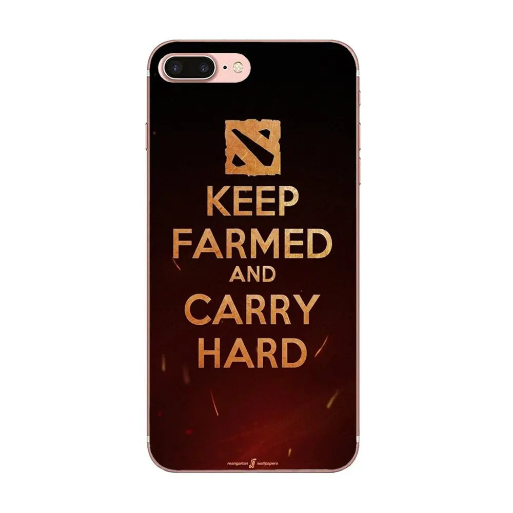 Мягкая резиновая задняя крышка для телефона с логотипом Shadow Fiend Dota 2 huawei P8 P9 P10 P20 P30