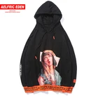 Aelfric Eden Забавный пуловер с принтом Девы Марии толстовки 2018 хип-хоп модная мужская повседневная Уличная кофта с капюшоном в стиле 